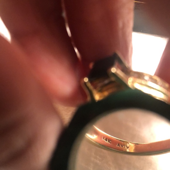 ⚡️⚡️🔥flash sale ⚡️⚡️🔥14k gold sapphire and zirconium ring - Picture 4 of 6